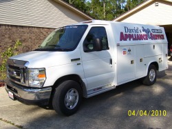 David's Appliance Service Truck